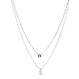 DKNY Lanțuri argintiu / transparent