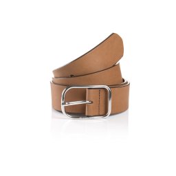 TOM TAILOR Curea 'HELEN' maro caramel / argintiu