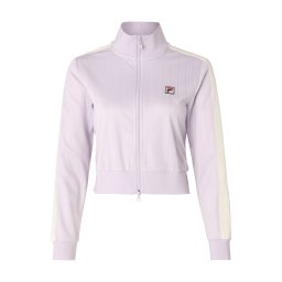 FILA Bluză cu fermoar sport 'Lorce' ecru / bleumarin / mov liliachiu / roșu