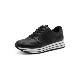 Tamaris Pantofi cu șireturi sport negru