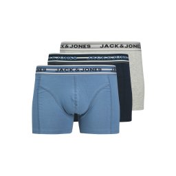 JACK & JONES Boxeri 'JWHPETER' bleumarin / albastru deschis / gri amestecat