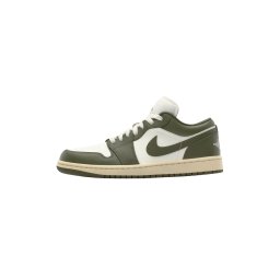 Jordan Sneaker low 'AIR JORDAN 1' ecru / oliv