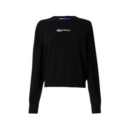 KARL LAGERFELD JEANS Pulover negru / alb