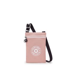 KIPLING Geantă de umăr 'Afia Lite' roz pastel / alb