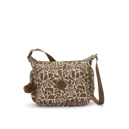 KIPLING Geantă de umăr 'Gabb' oliv / alb