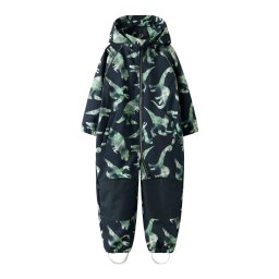 NAME IT Salopetă 'NMMAlfa08' verde mentă / verde pastel / negru / alb