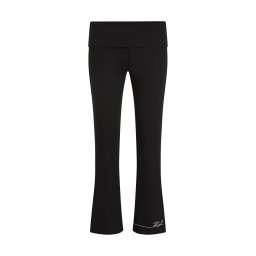 Karl Lagerfeld Pantaloni negru / alb