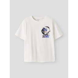 NAME IT Tricou 'NKMFitus Sonic' albastru închis / roșu / negru / alb