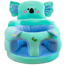 Fotoliu bebe din plus, cu sezut de burete - Elefantul bleu