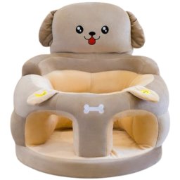 Fotoliu bebe din plus, cu sezut de burete - Catelusul cafeniu