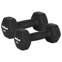 Gantere si greutati GANTERA FONTA INVELIS NEOPREN HEX 2 X 6KG REBEL ACTIVE