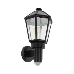 Eglo 97257 - Aplica de perete exterior MONSELICE cu senzor, 1xE27/28W, IP44