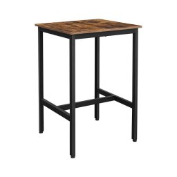 Masă de bar BARTIS, maro/negru