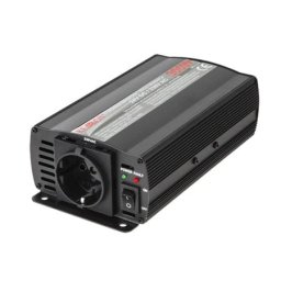 Invertor Tensiune KEMOT URZ3164 24V DC la 230V AC, Putere 300W - Model Profesional pentru Utilizări Diverse (Motoare, Frigidere, Pompe) - Protecție Curent Tranzitoriu Ridicat