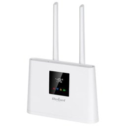 Router 4G LTE Rebel RB-0702 | WiFi 4, 300 Mbps, Alb