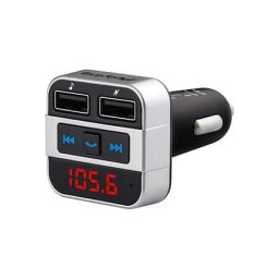 Modulator FM Peiying URZ0468 | 64GB, 5V, Roșu, Bluetooth, LED