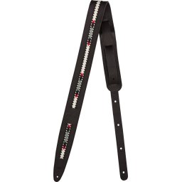 Fender Paramount Acoustic Leather Strap Black