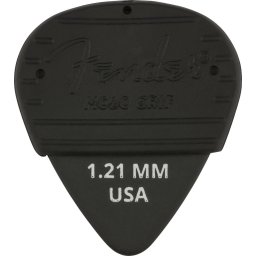 Fender Mojo Grip Dura-Tone Delrin Picks - 3 Pack Black