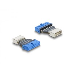 Adaptor USB 5 Gbps 20 pini header la USB Type E Key B M-M, Delock 67344