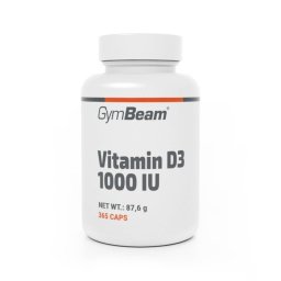 GymBeam Vitamin D3 1000 IU 365 caps