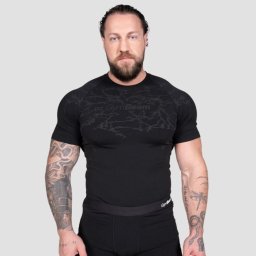 GymBeam Tricou Seamless Static Black XL