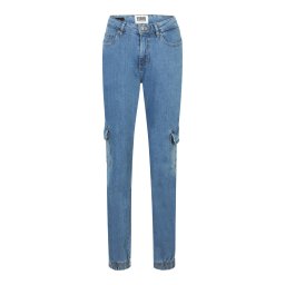 Urban Classics Pantaloni eleganți albastru denim