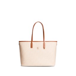 TOMMY HILFIGER Plase de cumpărături bej / bej închis / maro coniac
