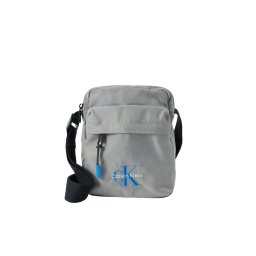 Calvin Klein Geantă de umăr albastru / gri / alb