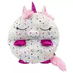 Happy Nappers: 2 în 1 sac de dormit și pernă - Unicorn strălucitor, 137 cm