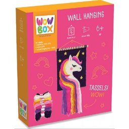 Wow Box: set de creat decor de perete macrame - unicorn