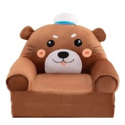 Fotoliu Extensibil din plus si 2 placi burete Ursuletul Maro inchis