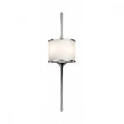 Aplică baie Mid-Century Mona H-56cm, crom, IP44, 2x3,5W-LED, KL-MONA-S-PC