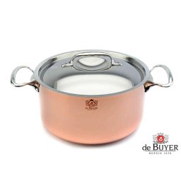 De Buyer Prima Matera Casserole Copper/Steel 24 cm induction