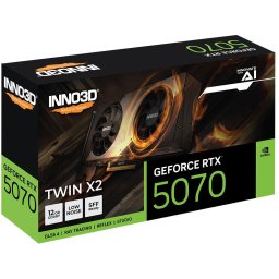 Placa video N50702-12D7-195064N, nVidia GeForce RTX 5070 TWIN X2 12 GB, GDDR7, 192 biti