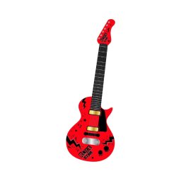 Chitară electrică ROCK STAR pentru copii, alimentată cu 3 baterii AA