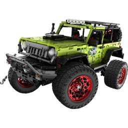 iM.Master - Set de construit: mașină de teren, 2121 piese, alimentare 2x AA + telecomandă
