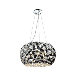 Open Design OR80162 - Lustru suspendat pe cablu CARERA, 6xG9/7W/230V, Ø 55 cm, crom lucios