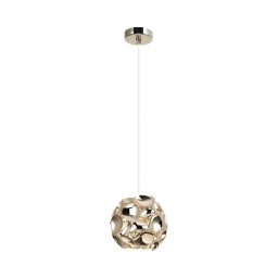 Open Design OR80193 - Pendul cu cablu CARERA, 1x G9/7W/230V, diametru 15 cm, aur roz