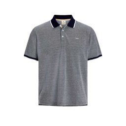 JACK & JONES Polo Jprblualves Ss 12274681 19-3831 TCX maritime blue