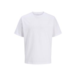 JACK & JONES T-Shirt Jorcatskills Minimal Crew Neck Ln 12290315 11-0601 TCX bright white