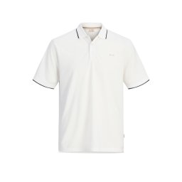 JACK & JONES Polo Jprblualves Ss 12274681 11-4201 TCX cloud dancer