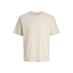 JACK & JONES T-Shirt Jorcatskills Minimal Crew Neck Ln 12290315 11-0105 TCX antique white