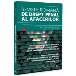 Revista romana de drept penal al afacerilor Nr.2 Iulie-Decembrie 2025