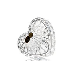Bomboniera / Caseta bijuterii Cristal Bohemia model "INIMA" 11 cm