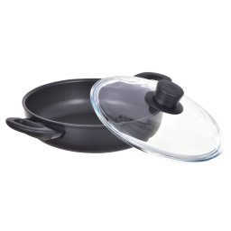 Frying Pan Ballarini Avola, Deep with 2 handles, titanium, 24 cm 75002-922-0