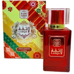 Naseem Laeqa - Apă de toaletă (EDT), 100 ml - Categorie olfactivă: Fruity/Fresh - Note vârf: Lămâie, Portocală, Note fresh - Note mijloc: Măr, Zmeură, Ananas, note acvatice, note verzi - Note bază: Cedru, Lemn uscat, Patchouli, Santal, Mosc