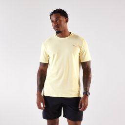 Tricou de alergare respirant Kiprun Run 500 Galben Bărbaţi