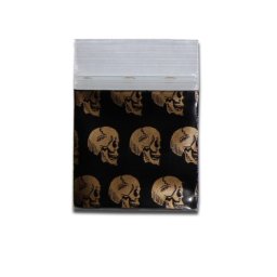 Pungi Ziplock Skull 24x24mm x100