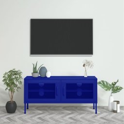 Gossi comoda tv, bleumarin, 105x35x50 cm, otel