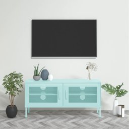 Gossi comoda tv, verde menta, 105x35x50 cm, otel